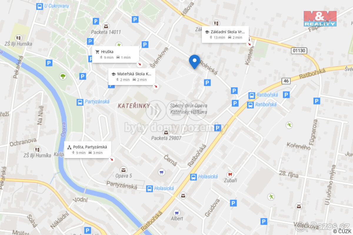 Prodej bytu 2+1, 51 m², Opava, ul. Rolnická - 16