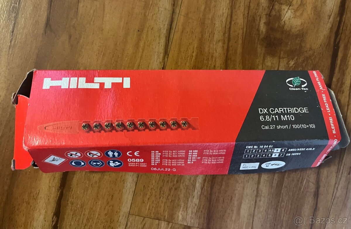 Hilti hřeby a náboje a další. - 16