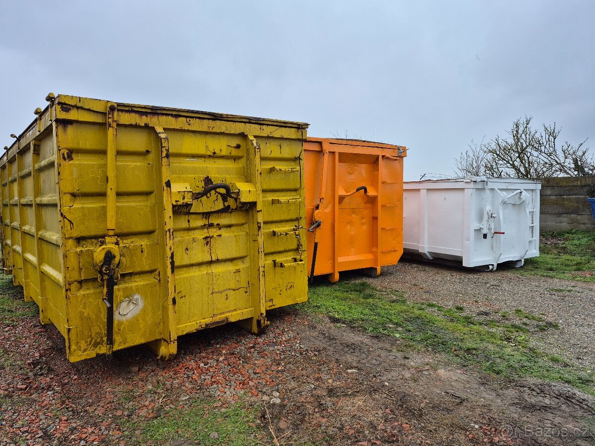 Kontejnery s otvírací střechou 3ks - 16
