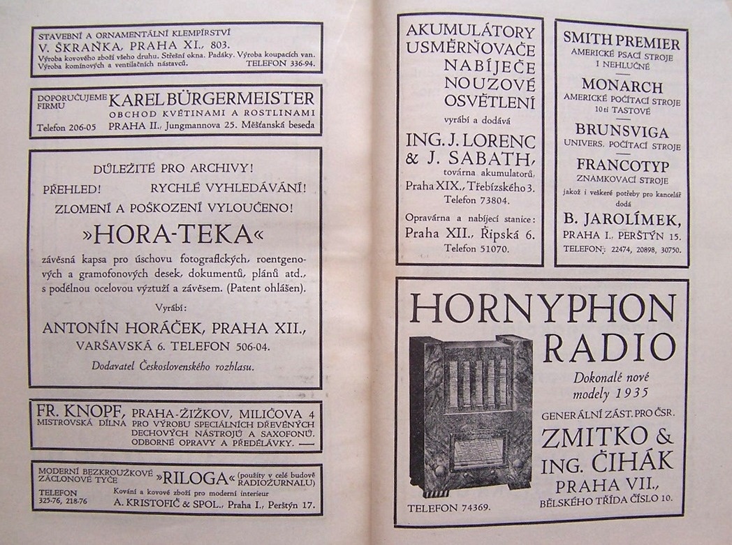 Kniha Prvních deset let československého rozhlasu, rok 1935 - 16