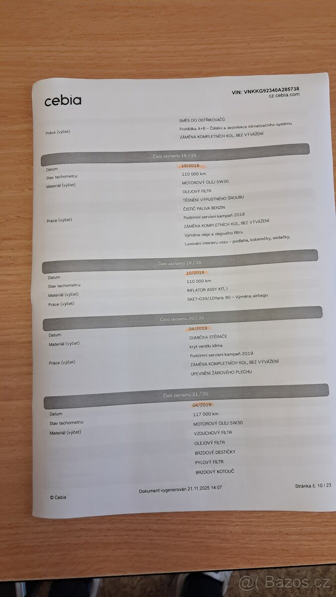 Toyota Yaris, 1.0i / Plný Servis Toyota - 16