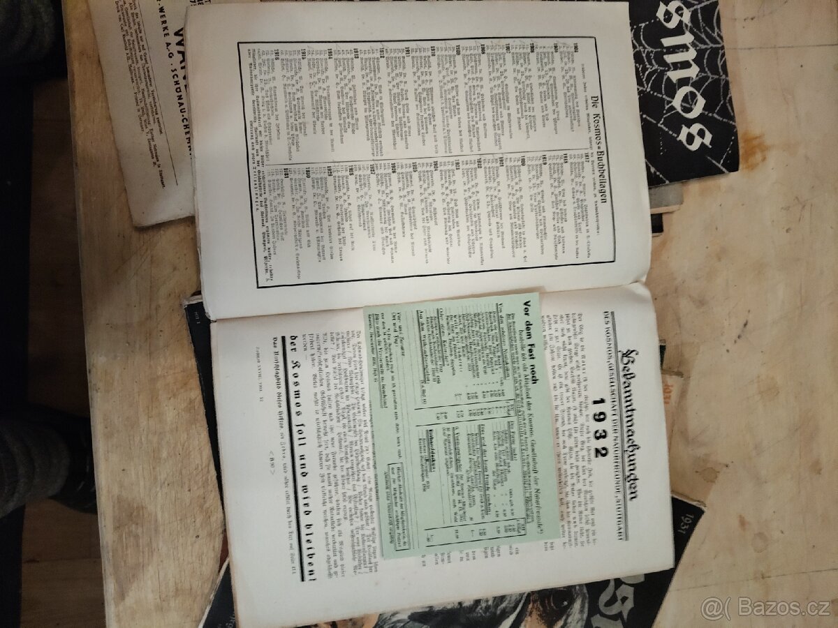 Časopis Kosmos, ročník 1931 a 39 - 16