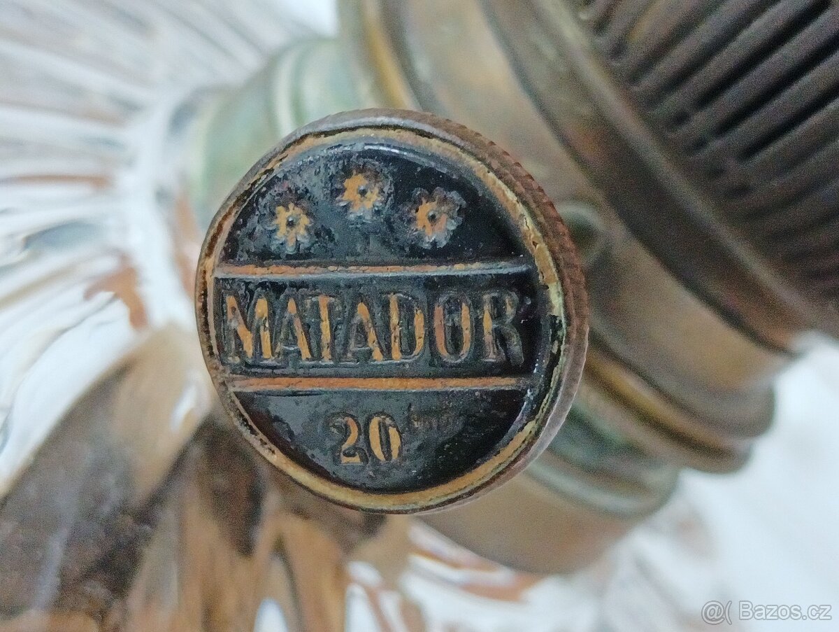 STAROŽITNÁ SECESNÍ PETROLEJOVÁ LAMPA EHRICH & GRAETZ-19.STOL - 16