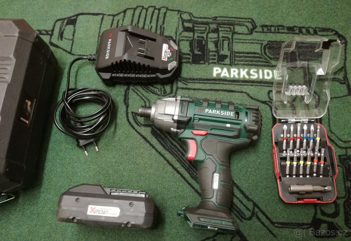 Aku rázový utahovák PARKSIDE 1/4" - 16