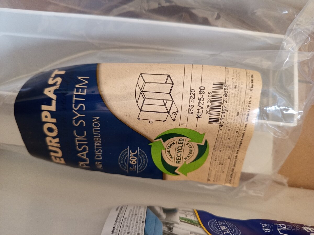 Vzduchové potrubí. + Ventilátor - 16