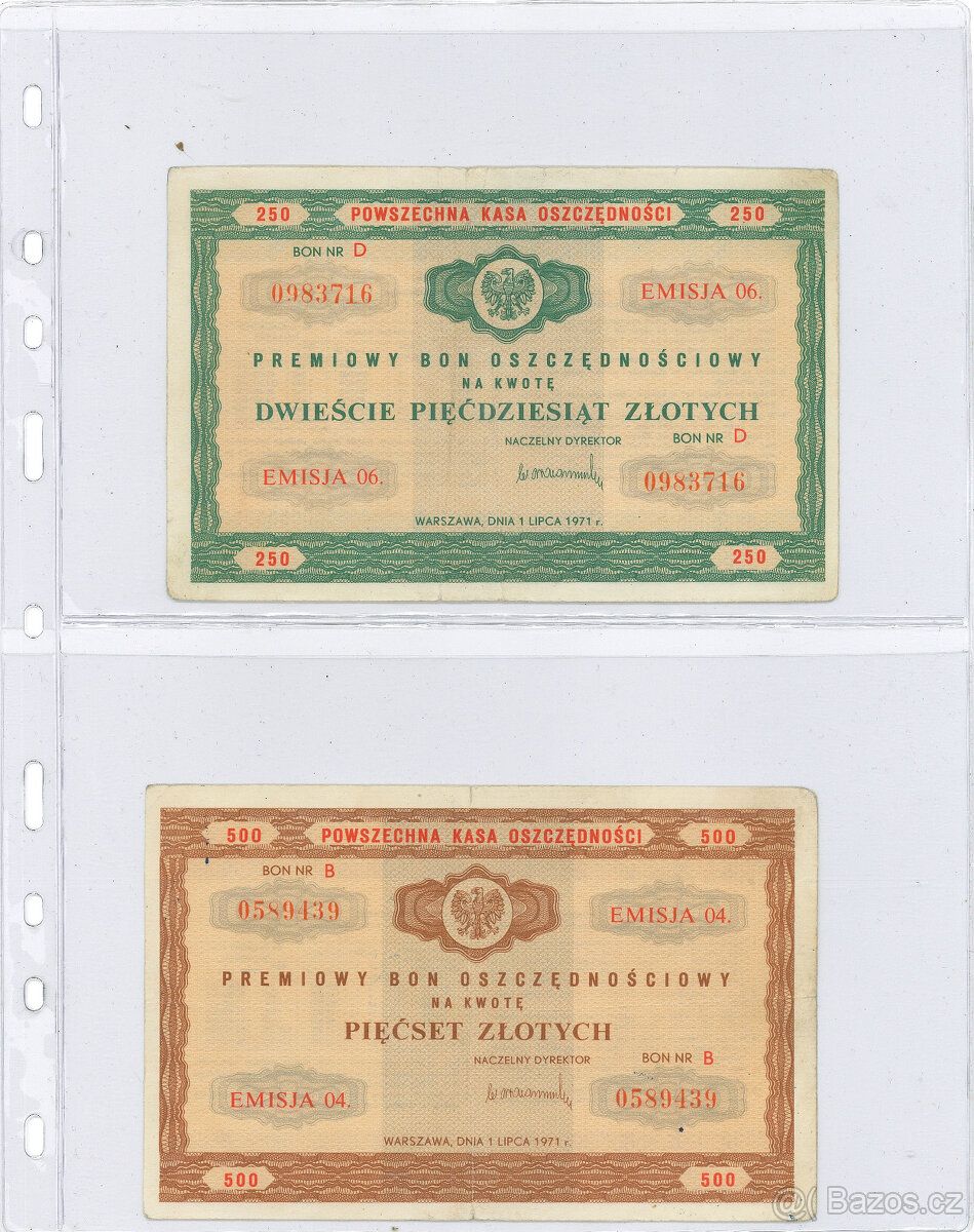 Plný šanon mix bankovek celý svět - Konvolut - sbírka - 16