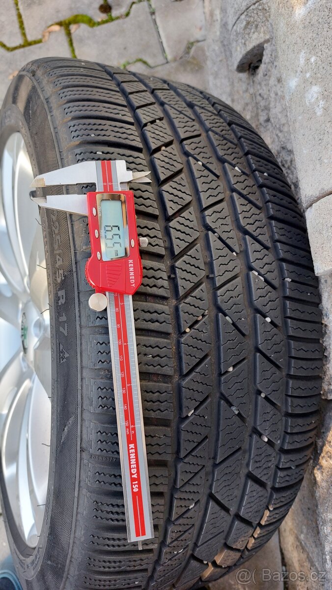 Alu kola 5x112 r17 Trifid originál Škoda Superb II zimní pne - 16