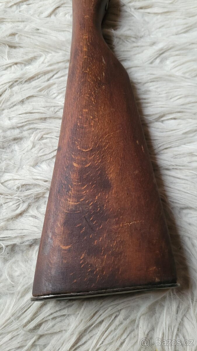 Cvičná puška na Šerm bodákem + učebnice + medaile - 16