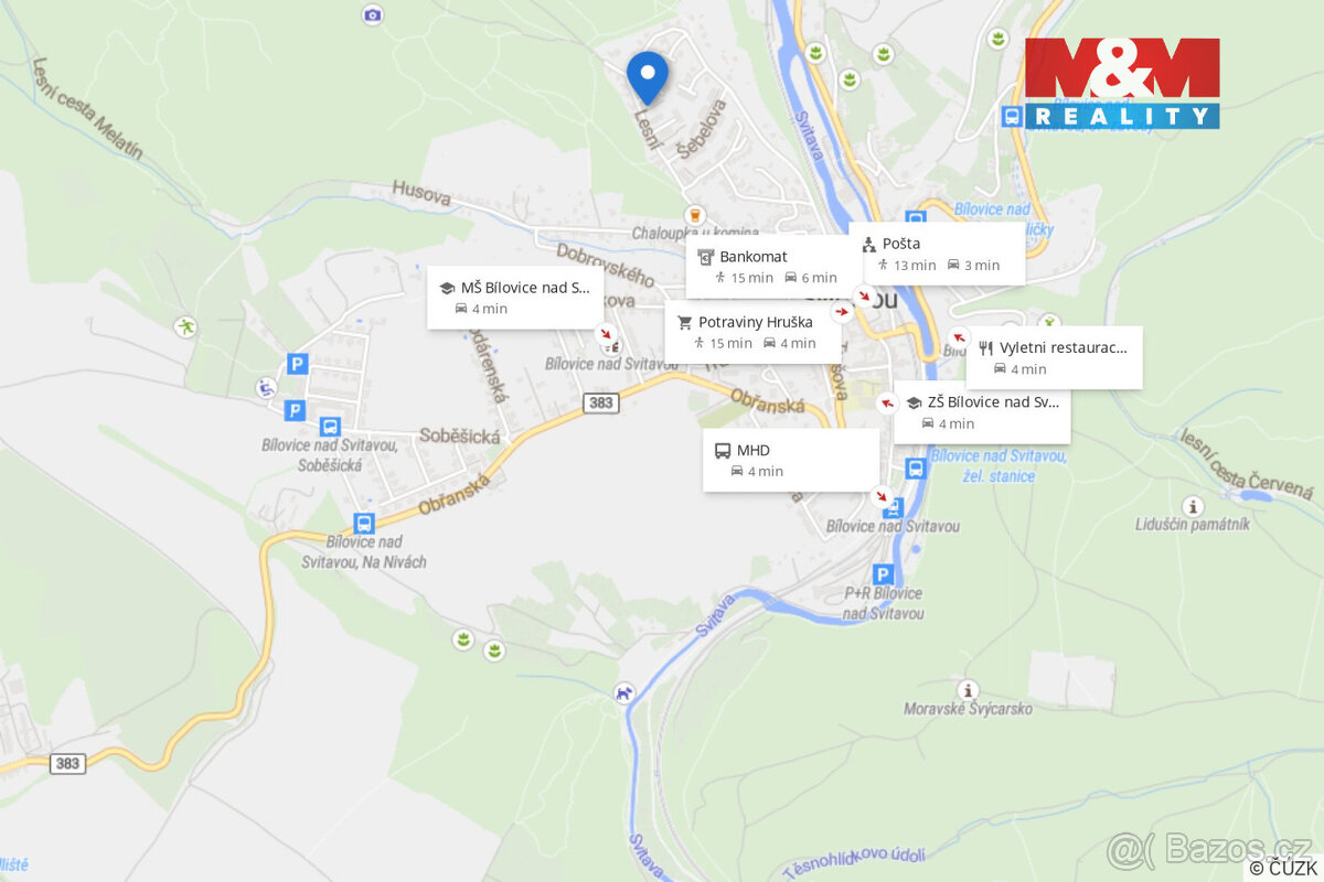 Prodej bytu 2+1, 53 m², Bílovice nad Svitavou, ul. Lesní - 16