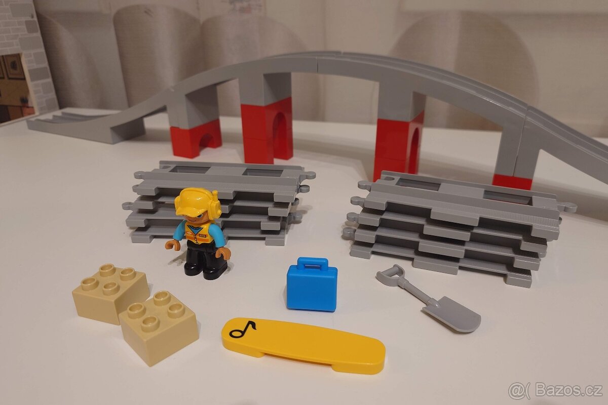 Vlakový set - 4 stavebnic - 16