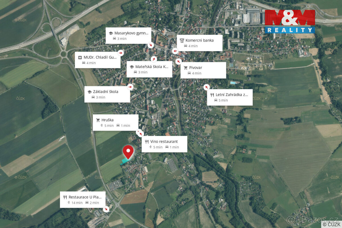 Prodej pozemku k bydlení, 992 m², Příbor, ul. Štramberská - 16