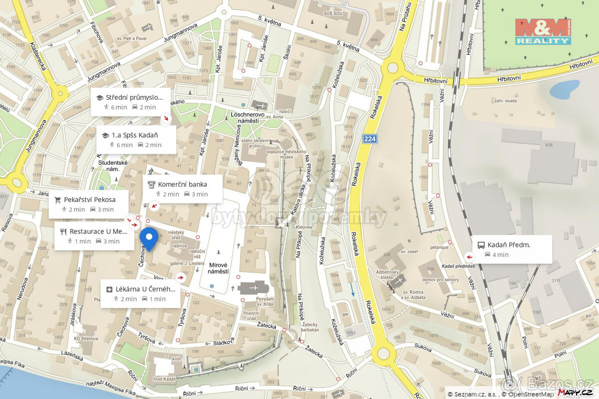 Prodej rodinného domu, 158 m², Kadaň, ul. Čechova - 16