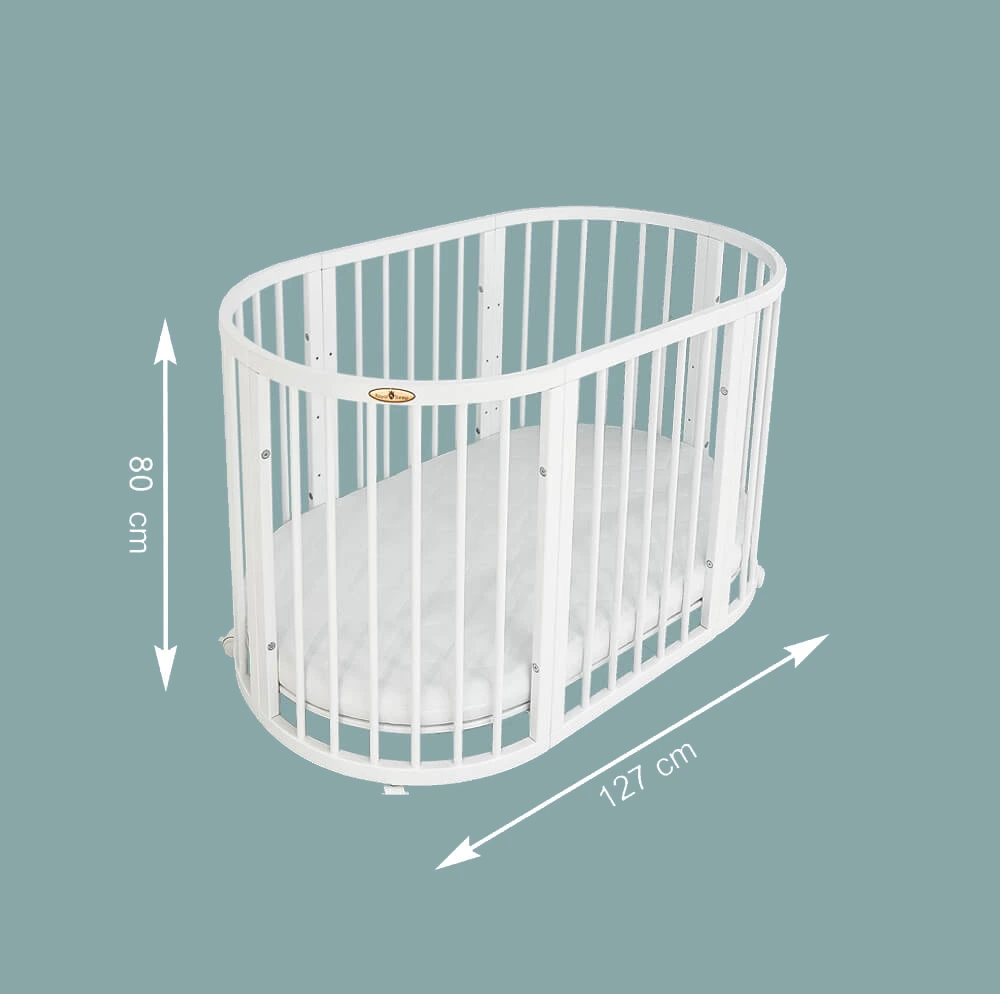 Rostoucí postýlka 7v1 včetně setu matrací - 16