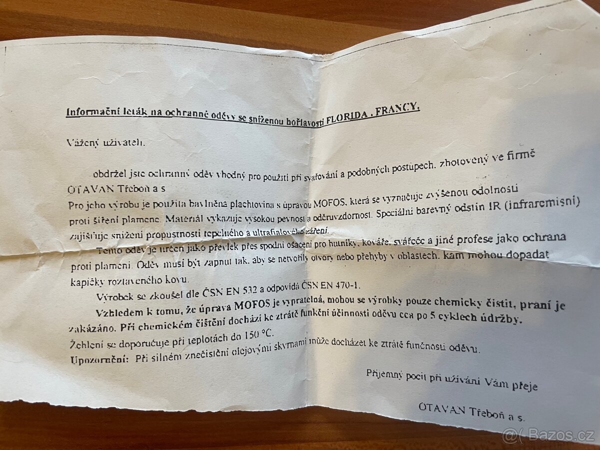 Svářečské pracovní oblečení-nové - 16