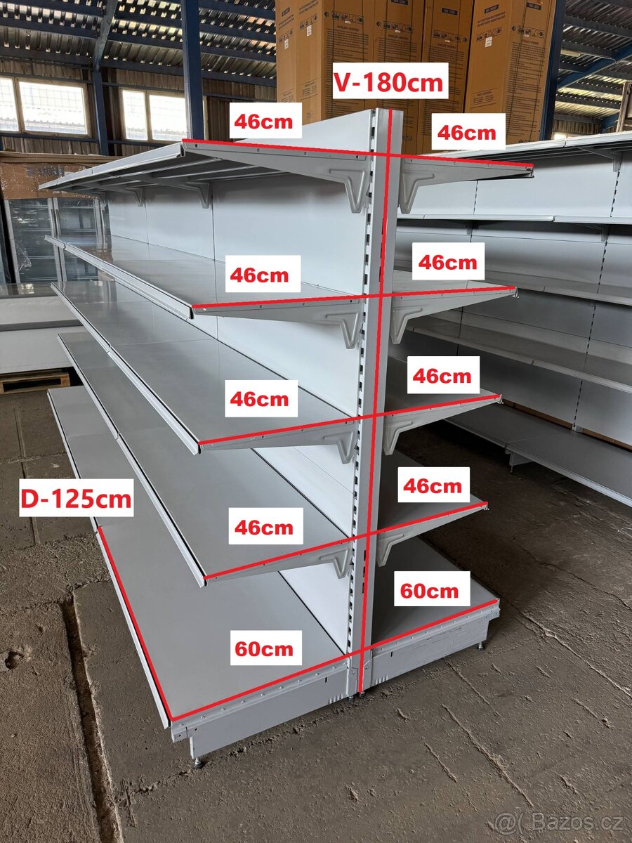 Regály - likvidace prodejny - 16