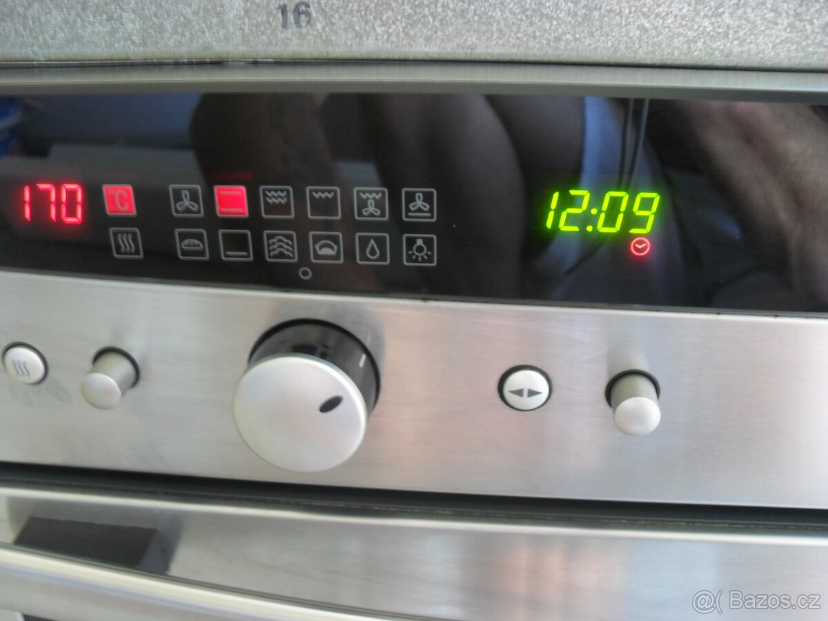 NEFF VESTAVNÝ ELEKRICKÝ SPORÁK,MODERNÍ ZRCADLOVÝ VZHLED,LCD - 16