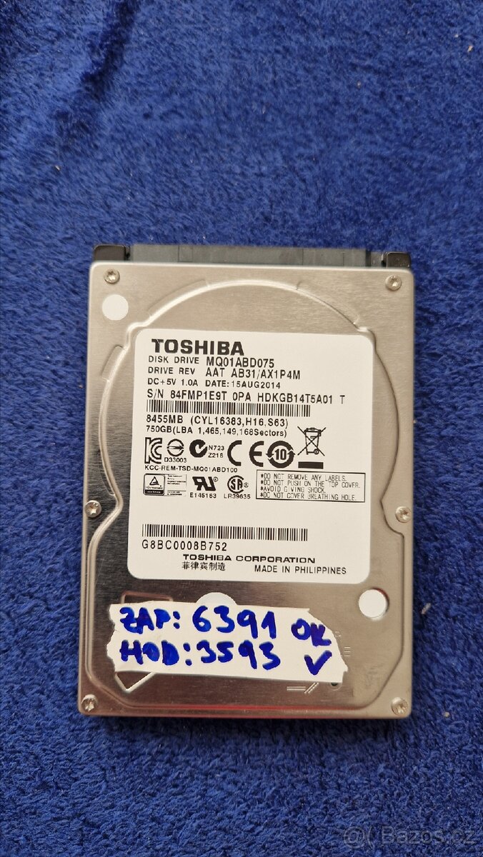 Pevné disky do PC a NTB + redukce, atd.. - 16