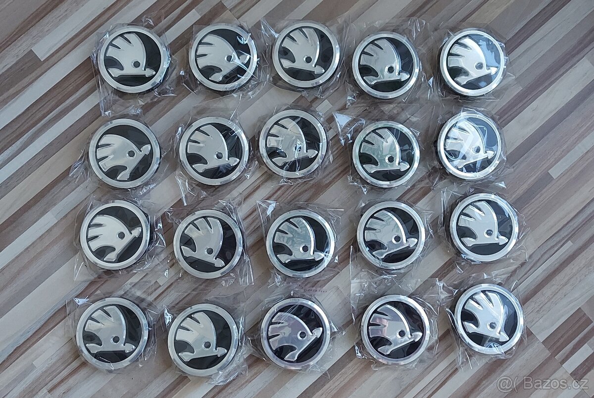 Středové pokličky-Škoda:Superb,Octávie,Fabie, ø 56mm, nové. - 16