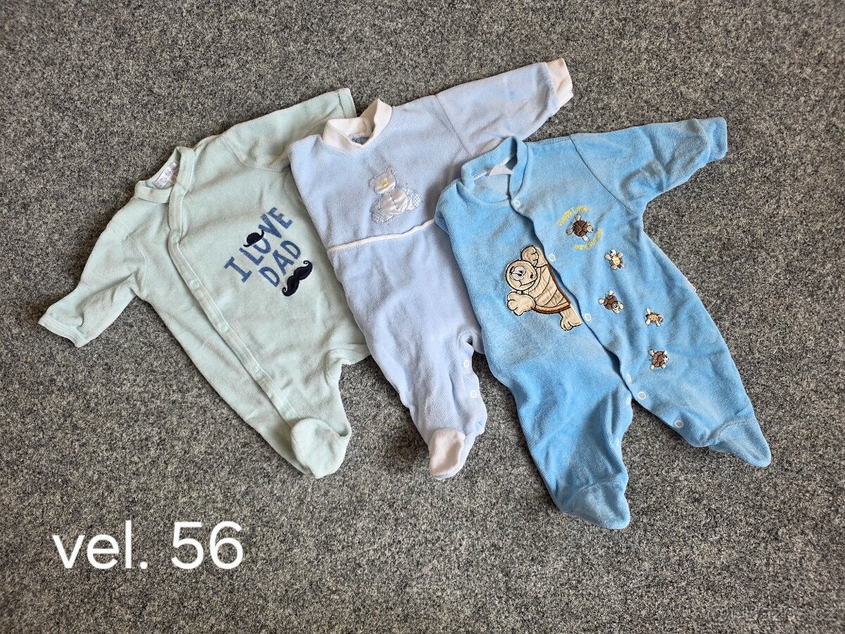 Dětské oblečení vel. 56 - 16