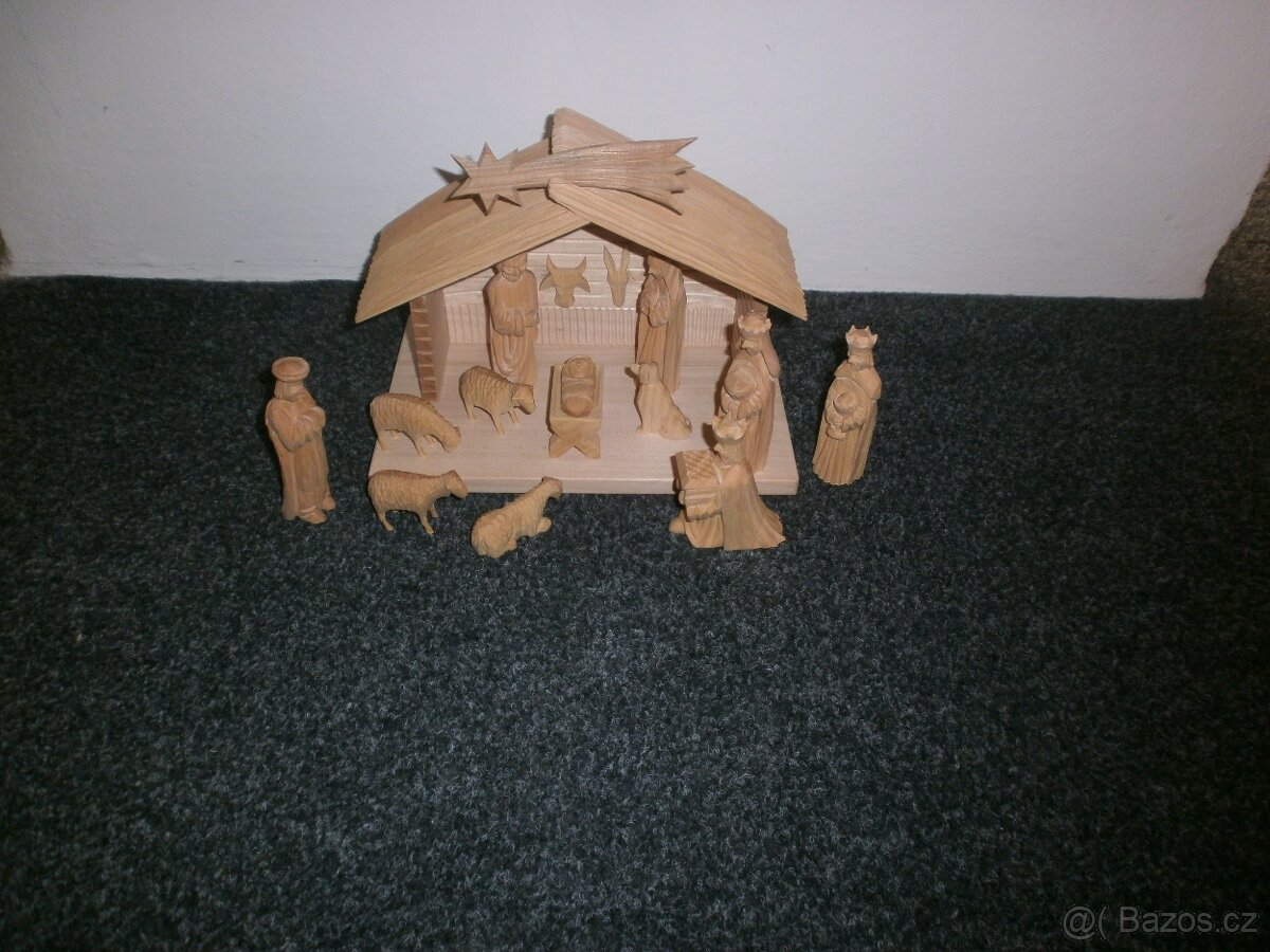Ručně vyřezávaný český betlém 14a1 - 16