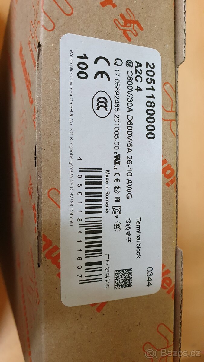 Mix svorek na DIN lištu do rozvaděču - 16