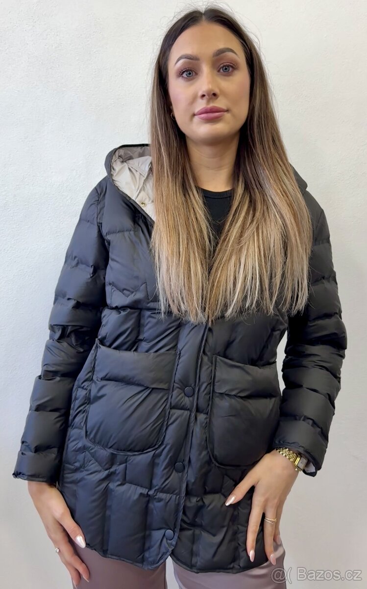 Lehký perový kabat , nový - 16