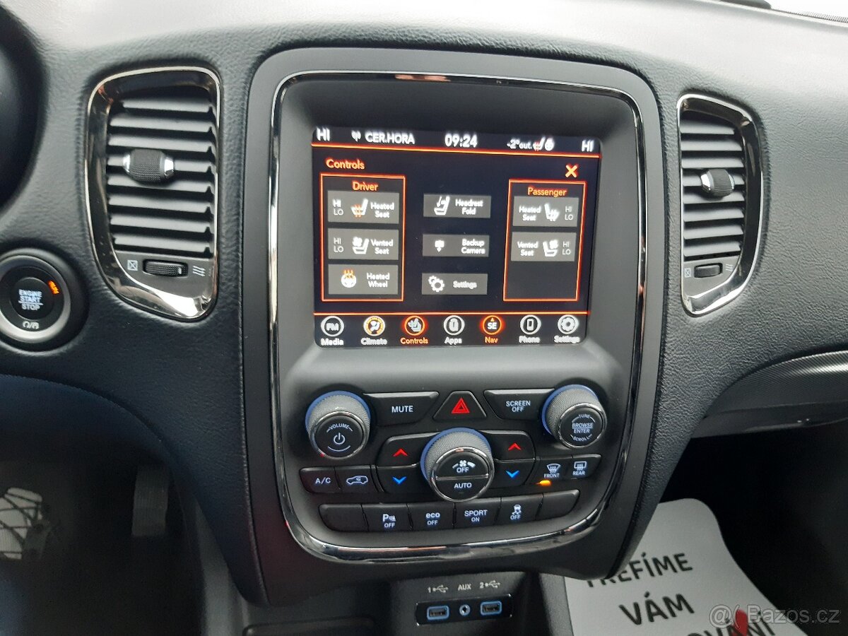 Dodge Durango R/T 5,7L HEMI, 4x4, Top výbava, 7míst, servis - 16