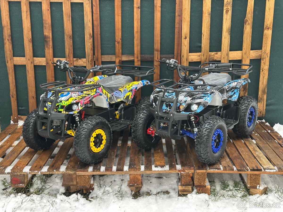 Elektro ATV Čtyřkolka 1200W 48V kola 6” AE006-7 - 16
