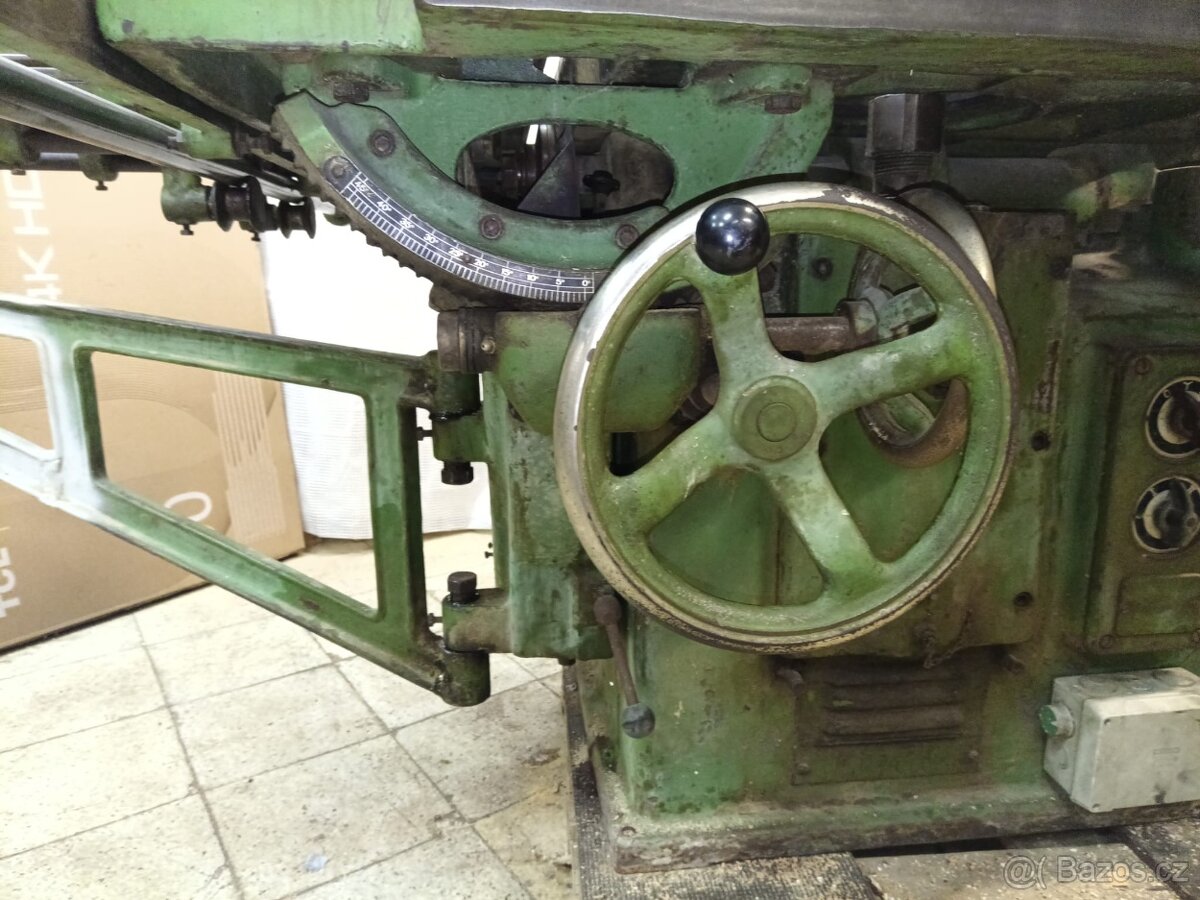 Trojkombinace BAUERLE – litinová pila / frézka / dlabačka - 16