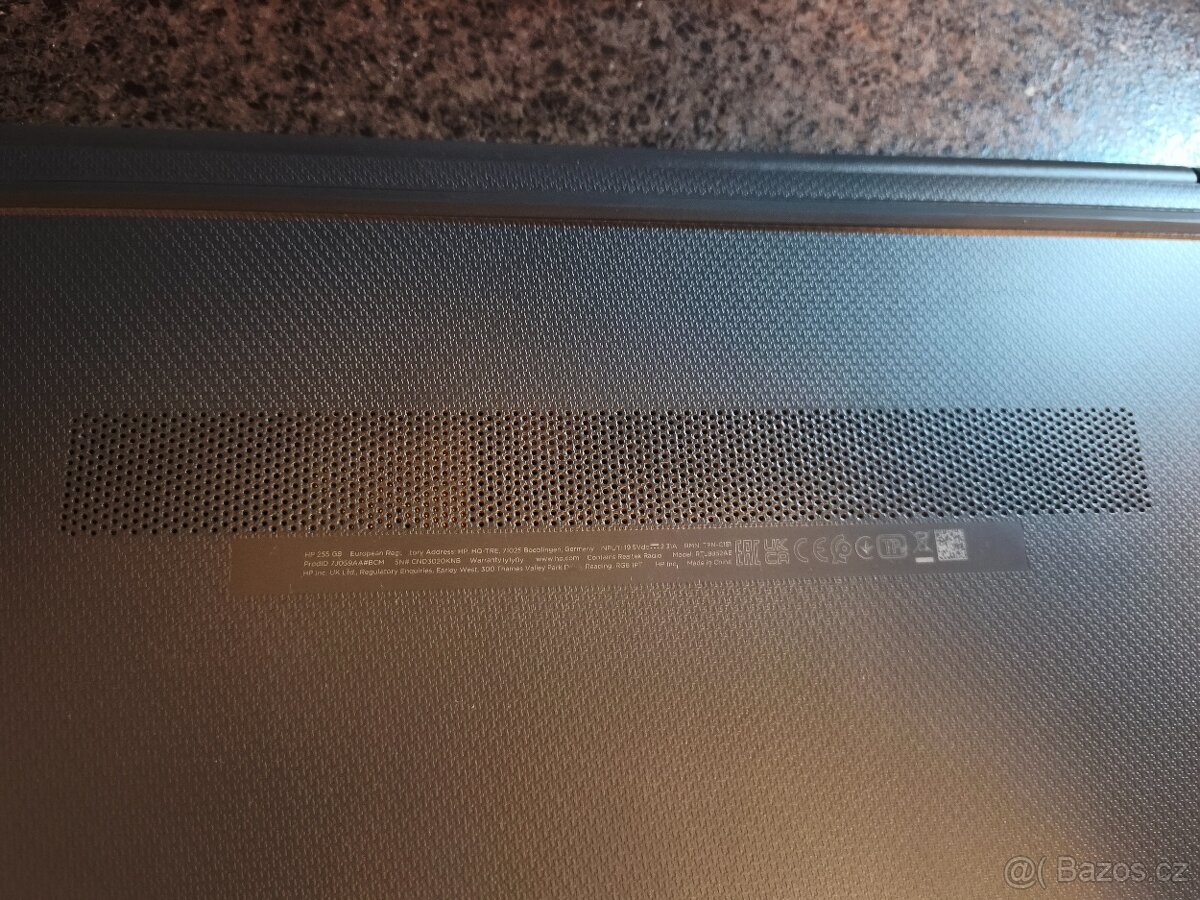 Notebook HP 255 G8 Dark Ash - 16