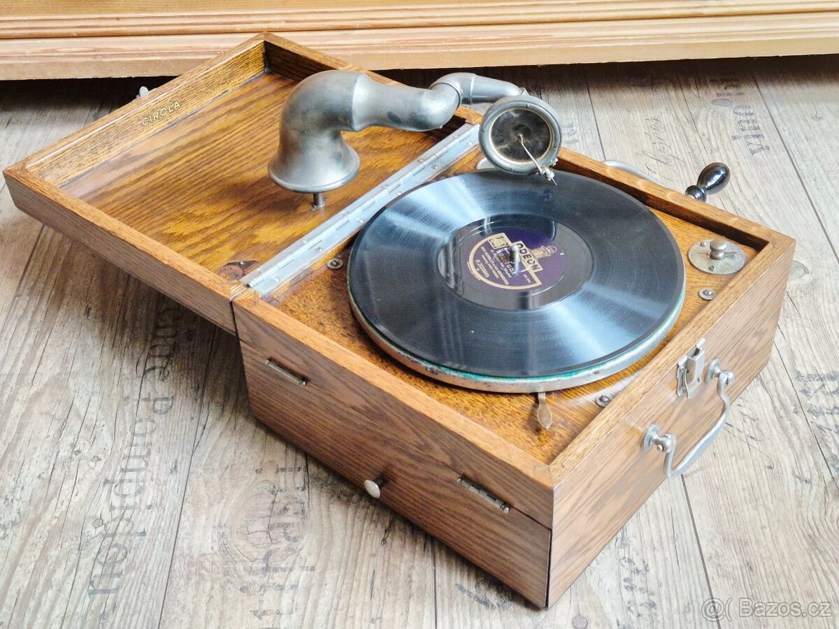 Starožitný gramofon Cirola Phonograph Corp., 1920 - 16