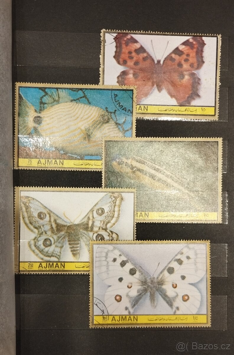 Sbírku známek známky 4x album č1 - 16