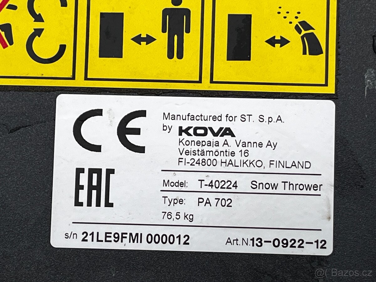 sněhová fréza Stiga DUO line - 16