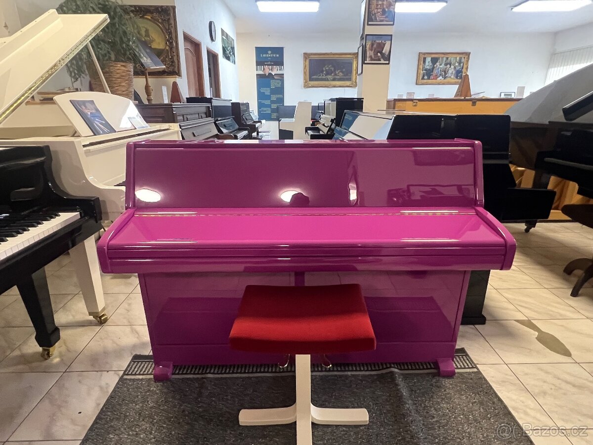 Růžové piano Schimmel se zárukou 2 roky, doprava zdarma - 16
