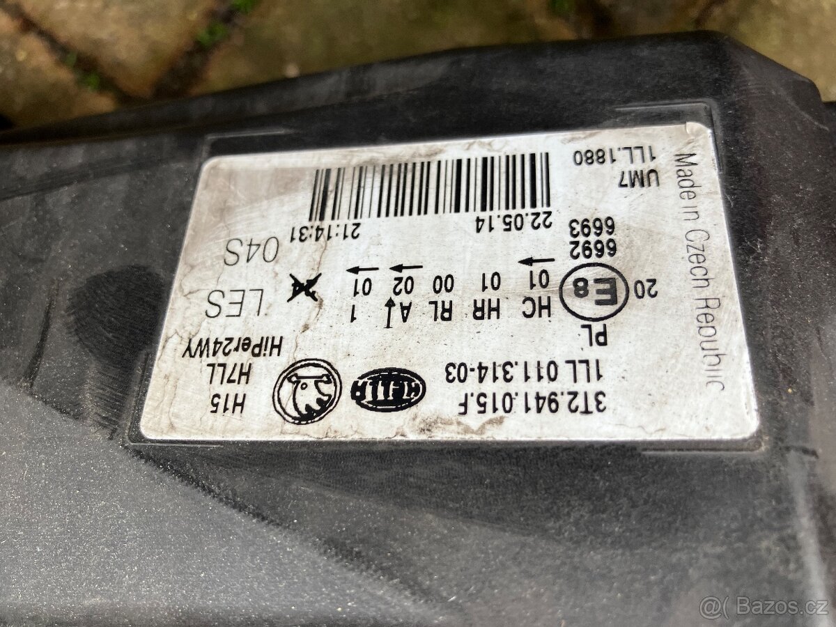 ŠKODA SUPERB II FACELIFT-PŘEDNÍ KOMPLETNÍ SVĚTLOMETY - 16