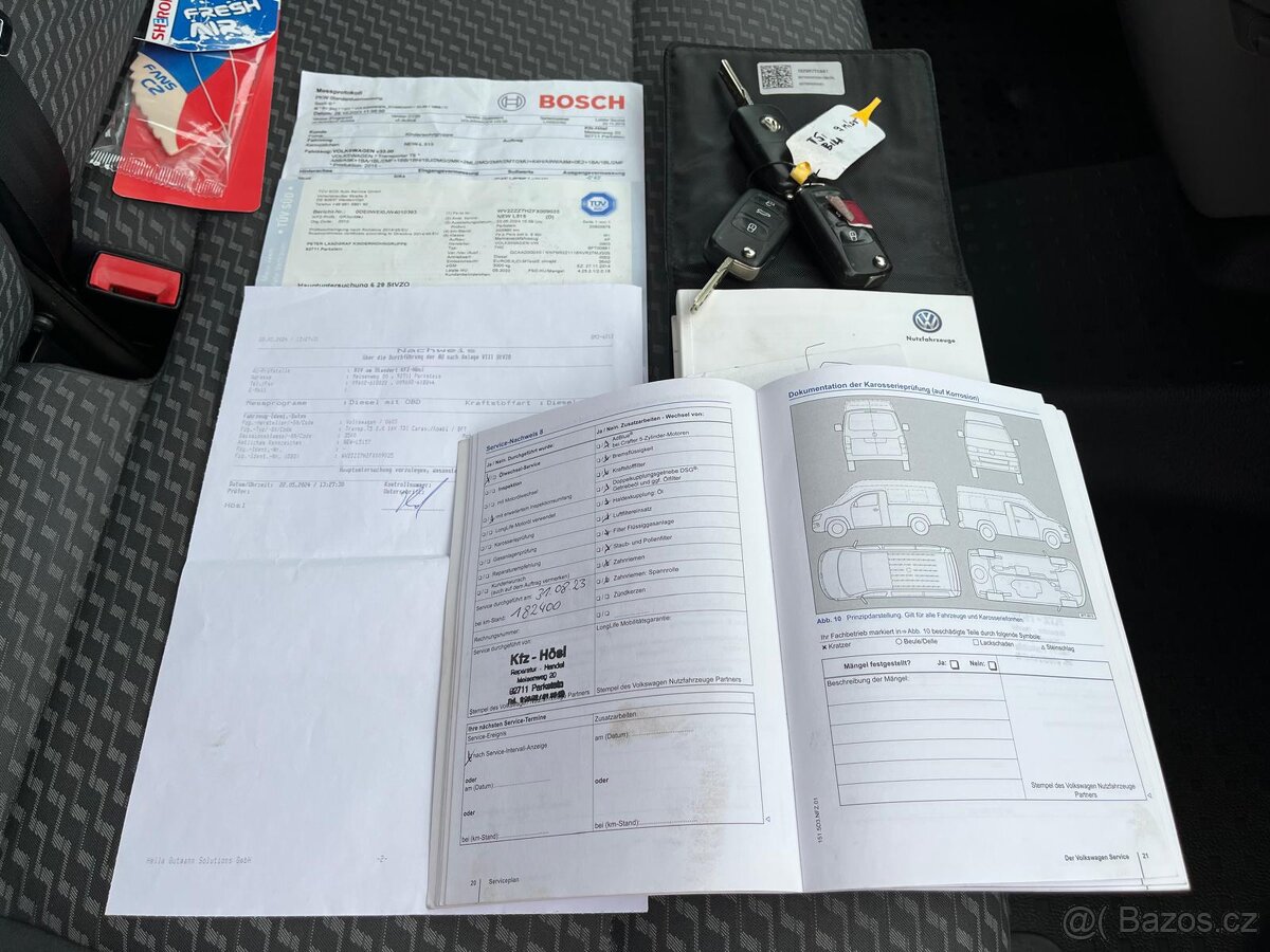 VW TRANSPORTER T5 2.0 TDi SERVISNÍ KNIHA 9.MÍST - 16