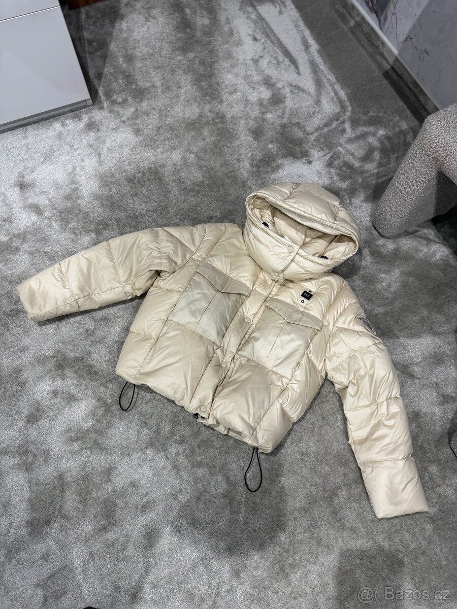 Luxusní, péřová crop bunda BLAUER - 16