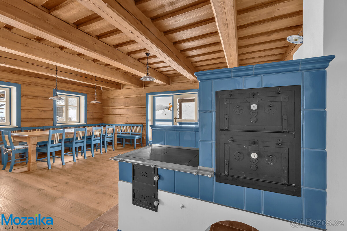 Výjimečná roubená novostavba s vybavením na okraji obce Dědo - 16