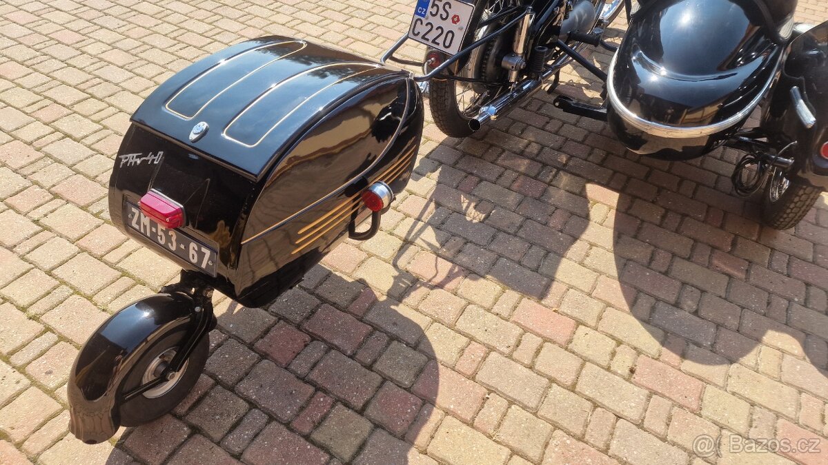 Jawa 500 -02 OHC se sajdou a pávem - 16