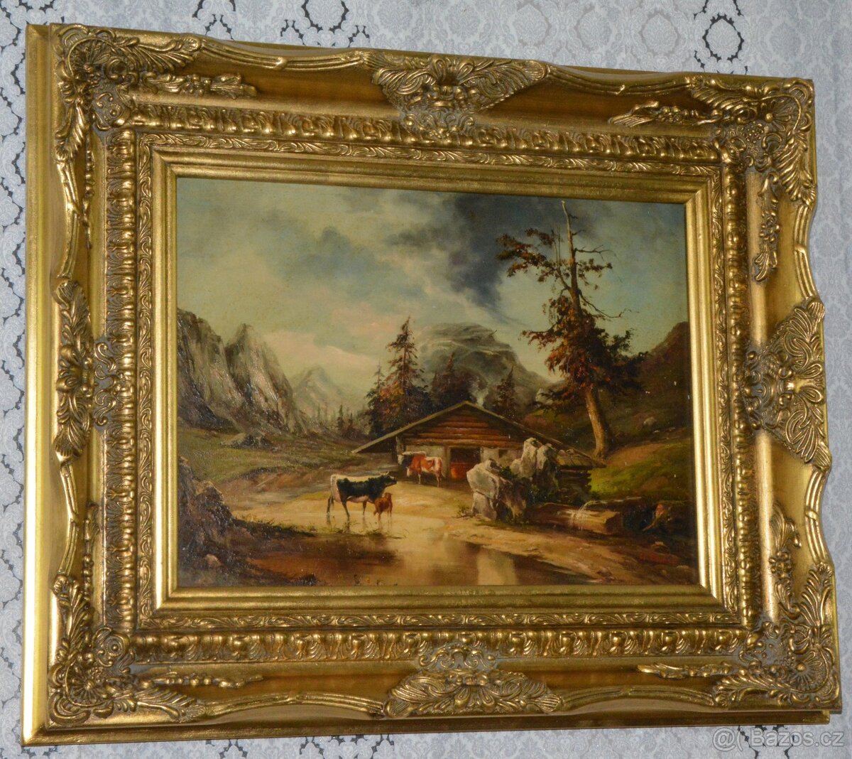 Obrazy - olej na desce - 16