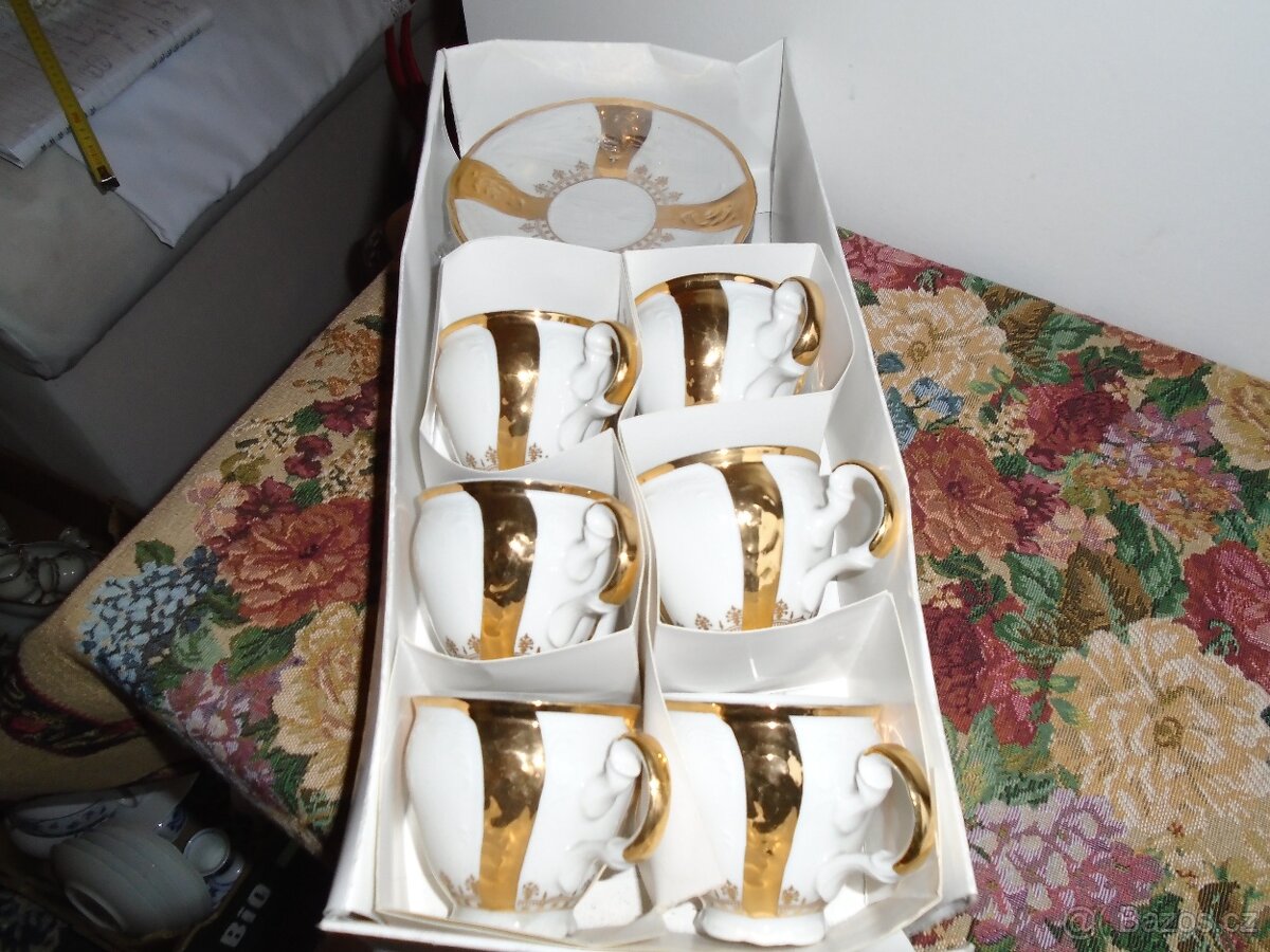 Kávové čajové soupravy 6+6. - 16