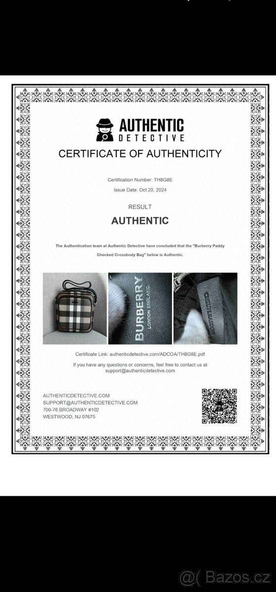 BURBERRY KABELKA UNISEX - 16