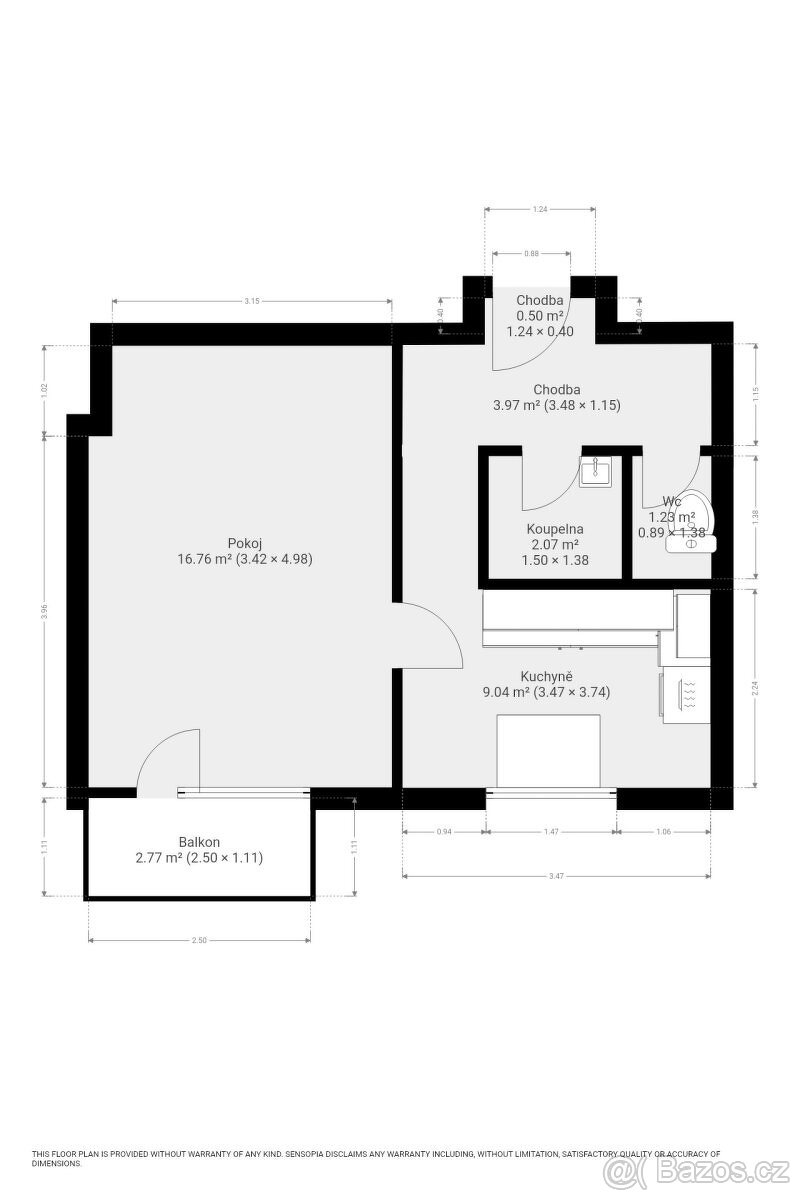 Prodej bytu 1+1 35 m² Nížkovice - 16
