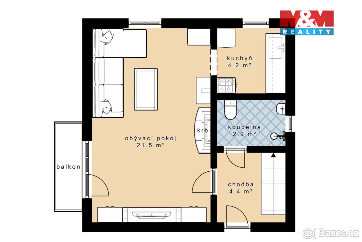 Prodej chaty, 77 m², Němětice - 16