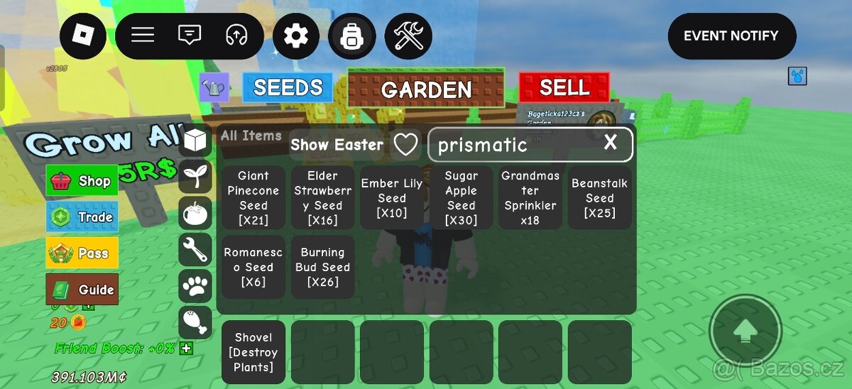 Grow A Garden Účet - 16