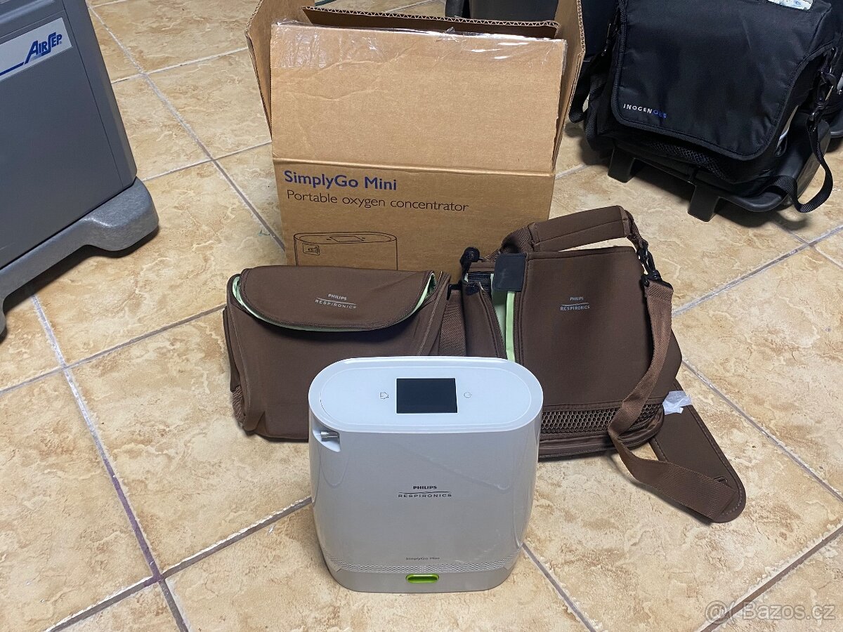 Kyslíkový přístroj váha 2,3 kg - baterie až 5 hodin provozu - 16