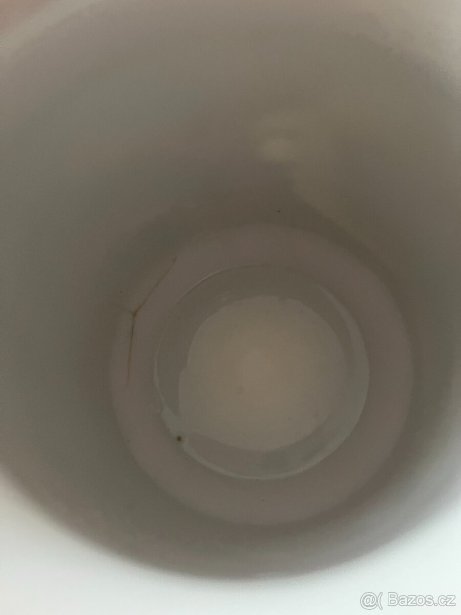 Starý hrnek - kafáč 3 ks; motivy - koně, krávy, jelen, srny - 16