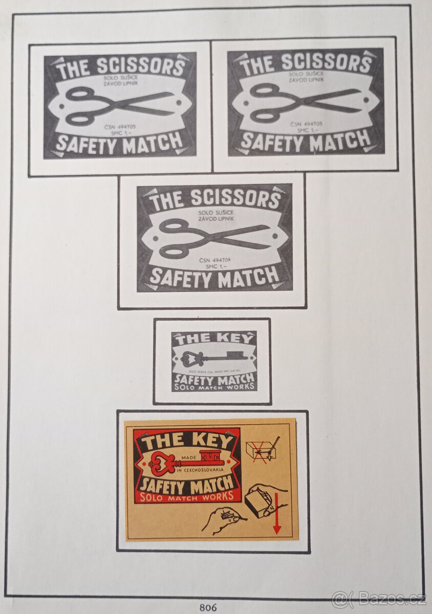 Album zápalkových nálepek 1980–1988 – 143 ks, pěkný stav - 16