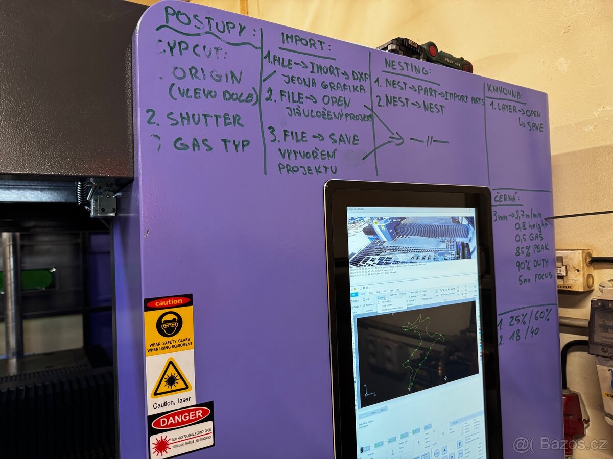 ✴️ CNC Vláknový laser na kov 3kW EVO2 nová gen. TOP ✴️ - 16