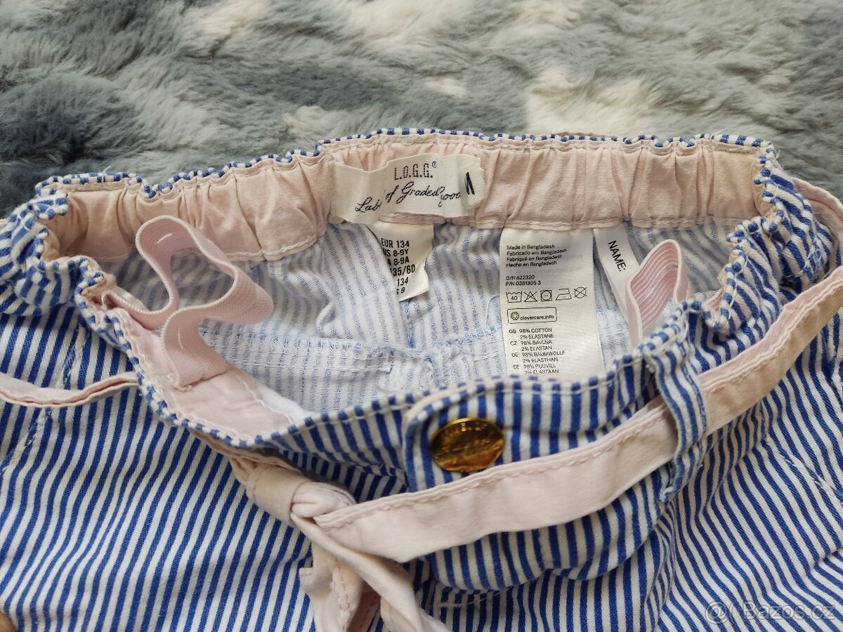 Dívčí kalhoty dlouhé vel.134 - 16